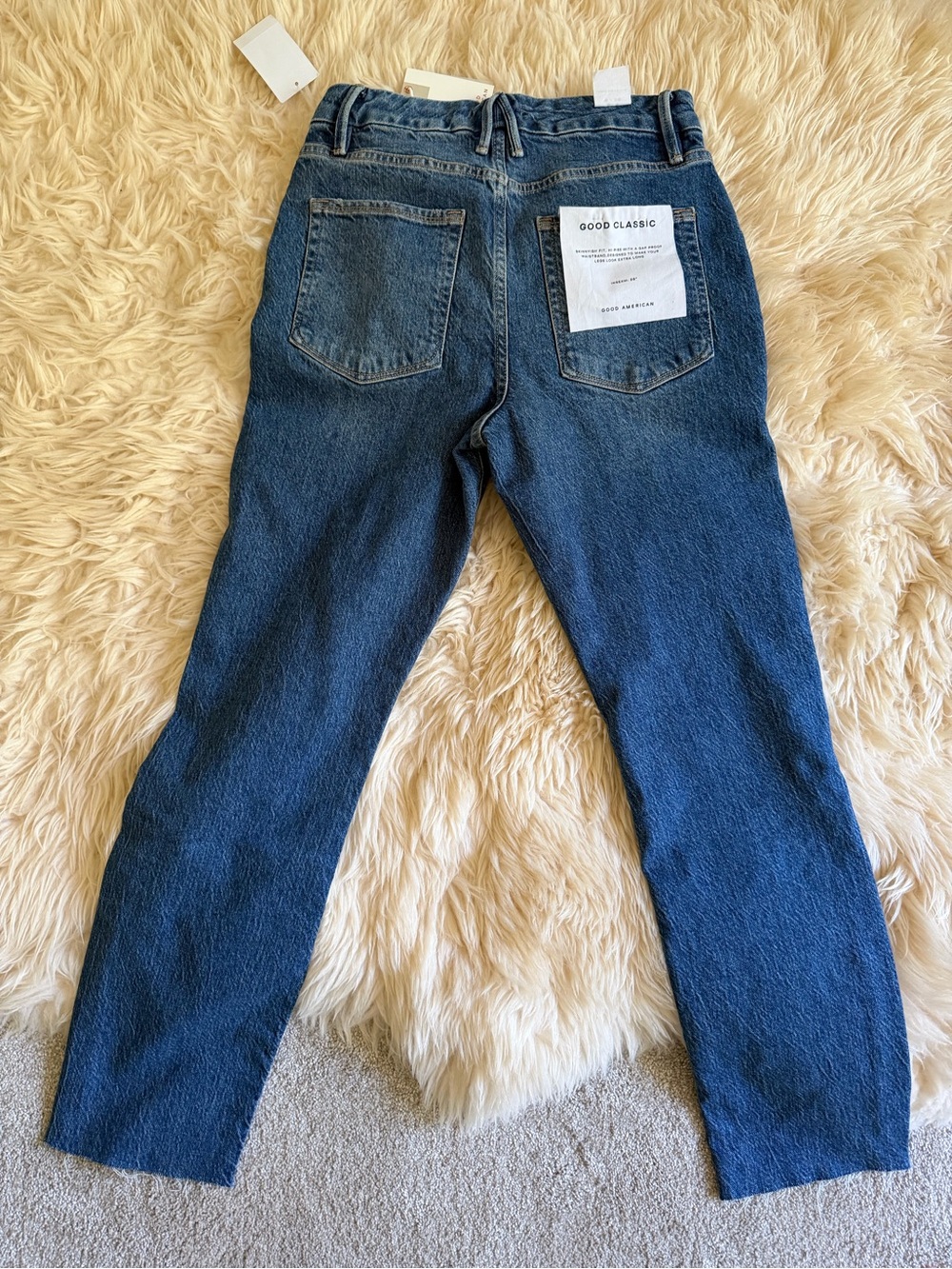 Good American classic blue High-Rise 'Good Classic' Jeans